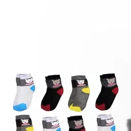 Akeeta Unisex Kids Pack-12 Multicolored Socks image 2