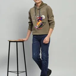 Monte Carlo Boys Printed Hooded Sweatshirt image 5