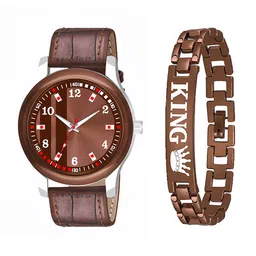 Gopal Shopcart Unisex Leather Straps Analogue Watch B9050-BROPATA-Aeviyo-S-L-K-Bracelet-picture-40