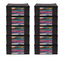 AMAK INC Black Fabric Multi-Utility Wardrobe Organisers-picture-14