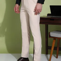 encore by INVICTUS Men Slim Fit Pleated Trousers image 3