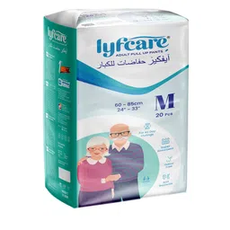 Lyfcare Zero Leakage Adult Pull Up Pants Regular Diapers - M - 20 Pcs-image-81