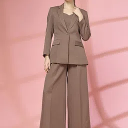 T TRYON ULTIMATE Shoulder Straps Top & Trousers With Blazer Co-Ords-picture-16