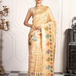 MIMOSA Woven Design Zari Banarasi Saree-picture-24