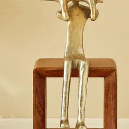 Home Centre Brown Figurine Showpiece image 4