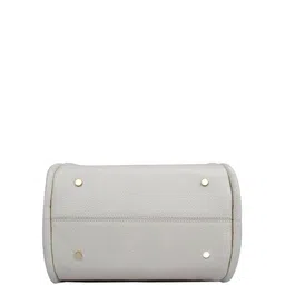 El'Curio Leather Structured Tote Bag image 5