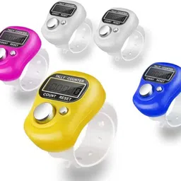 ishwarroop 5-Digit Counter Finger Ring Digital Tally Counter image 1