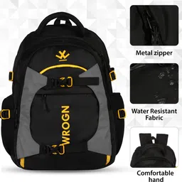 wrogn Large 45 L Laptop Backpack spacy unisex backpack fits upto 16 Inches/college bag/school bag image 2