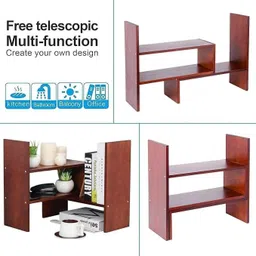 smart shoppee Engineered Wood Open Book Shelf image 2