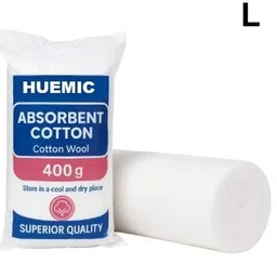 huemic 400GR Pure Absorbent Cotton Roll for Baby Care 11 Gauze Medical Dressing-picture-39