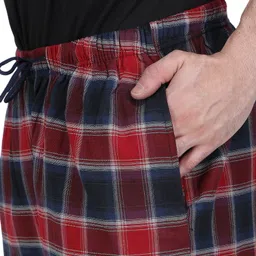semantic Men 100% Cotton Checkered Regular Pyjama Men Pyjama image 4