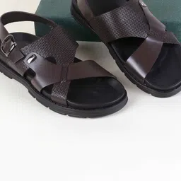 Metro Men Leather Comfort Sandals-picture-44