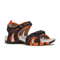 Bata Boys Black & Orange Solid Sports Sandals-image-29