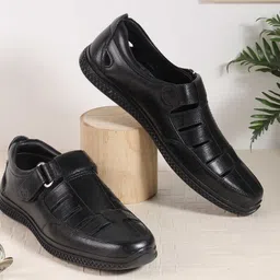 Metro Men Leather Shoe-Style Sandals-picture-22