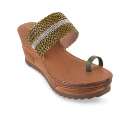 Catwalk Braided One Toe Wedges-image-1