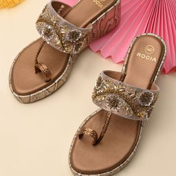 Rocia Women Ethnic Wedge Sandals-picture-36