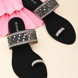 Rocia Ethnic Wedge Sandals-picture-31