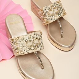 Rocia Ethnic Wedge Sandals-picture-30