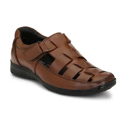 Eego Italy Men Leather Fisherman Sandals-image-42