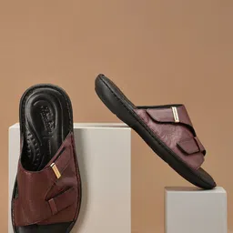 Florsheim Men Textured Leather Comfort Sandals-picture-16