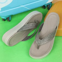 Carlton London sports Textured T-Strap Comfort Heels-image-33