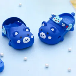 Yellow Bee Boys Blue & White Clogs-picture-24