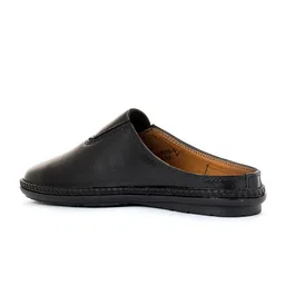 Khadims Men Black Shoe-Style Sandals image 4