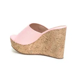 VALIOSAA Pink Wedge Heels image 3