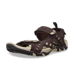 Sparx Men Brown & Beige Patterned Sports Sandals image 4