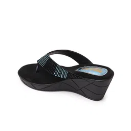 madam glorious Embellished Party Wedge Sandals image 2