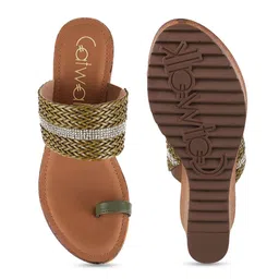 Catwalk Braided One Toe Wedges image 2