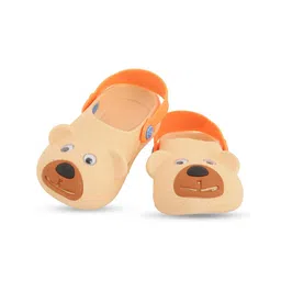 Yellow Bee Boys Puppy Dog Detail Applique Rubber Clogs image 4