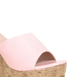 VALIOSAA Pink Wedge Heels image 4