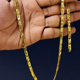 rkb sales 1 gm high quality gold plated men's chain Gold-plated Plated Alloy Chain-picture-23