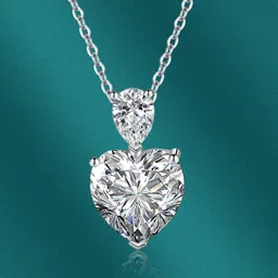 Designs & You Silver-Plated Cubic Zirconia Studded Pendant With Chain-picture-32
