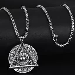 Lila Oval Pendants with Chains image 5