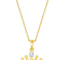 GIVA 18K Gold Diamond Pendant image 5