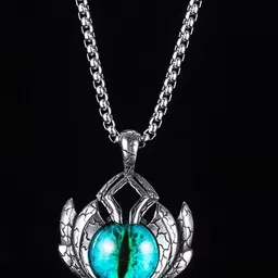 Lila Oval Pendants with Chains image 4