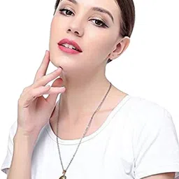 Lila Oval Pendants with Chains image 2