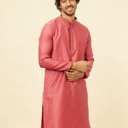 Manyavar Regular Thread Work Kurta with Churidar-picture-1