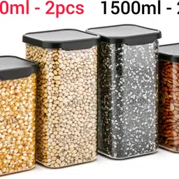 womens 1st choice Plastic Grocery Container - 1100 ml, 1500 ml image 2