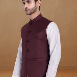 rocksy Solid Men Waistcoat image 3