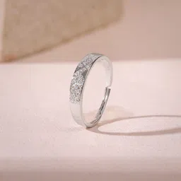 giva Sterling Silver Zircon Rhodium Plated Ring-picture-27
