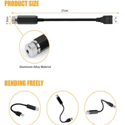 ecraftindia Decorative Star Battery Operated Projector Laser Night Light (Back) image 2