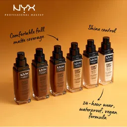 NYX PROFESSIONAL MAKEUP Cant Stop Wont Stop Full Coverage Foundation 30ml - Classic Tan 12 image 2