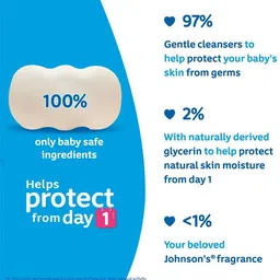 johnson's Baby Soap(with New Easy Grip Shape) (Buy 3 Get 1 Free) image 2