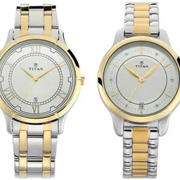titan LAGAN PAIR Analog Watch - For Men & Women 9330SL01,NT17752481BM01-picture-17