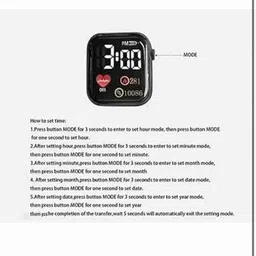 siraya Digital LED Digital Watch - For Boys & Girls Digital Black Led image 5