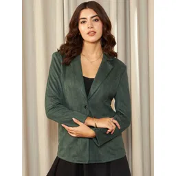 stylecast x kassually Women Solid Single Breasted Casual Blazer-picture-11