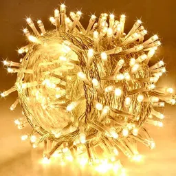 nisco 120 LEDs 20.53 m Yellow Flickering, Steady String Rice Lights-picture-26